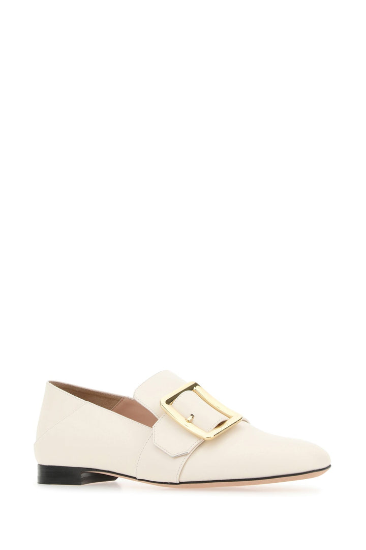 Ivory leather Janelle loafers