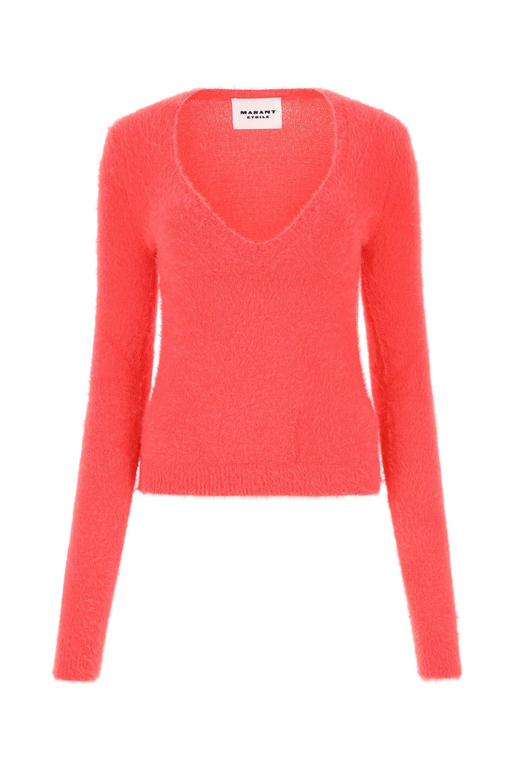 Coral nylon Oslo sweater