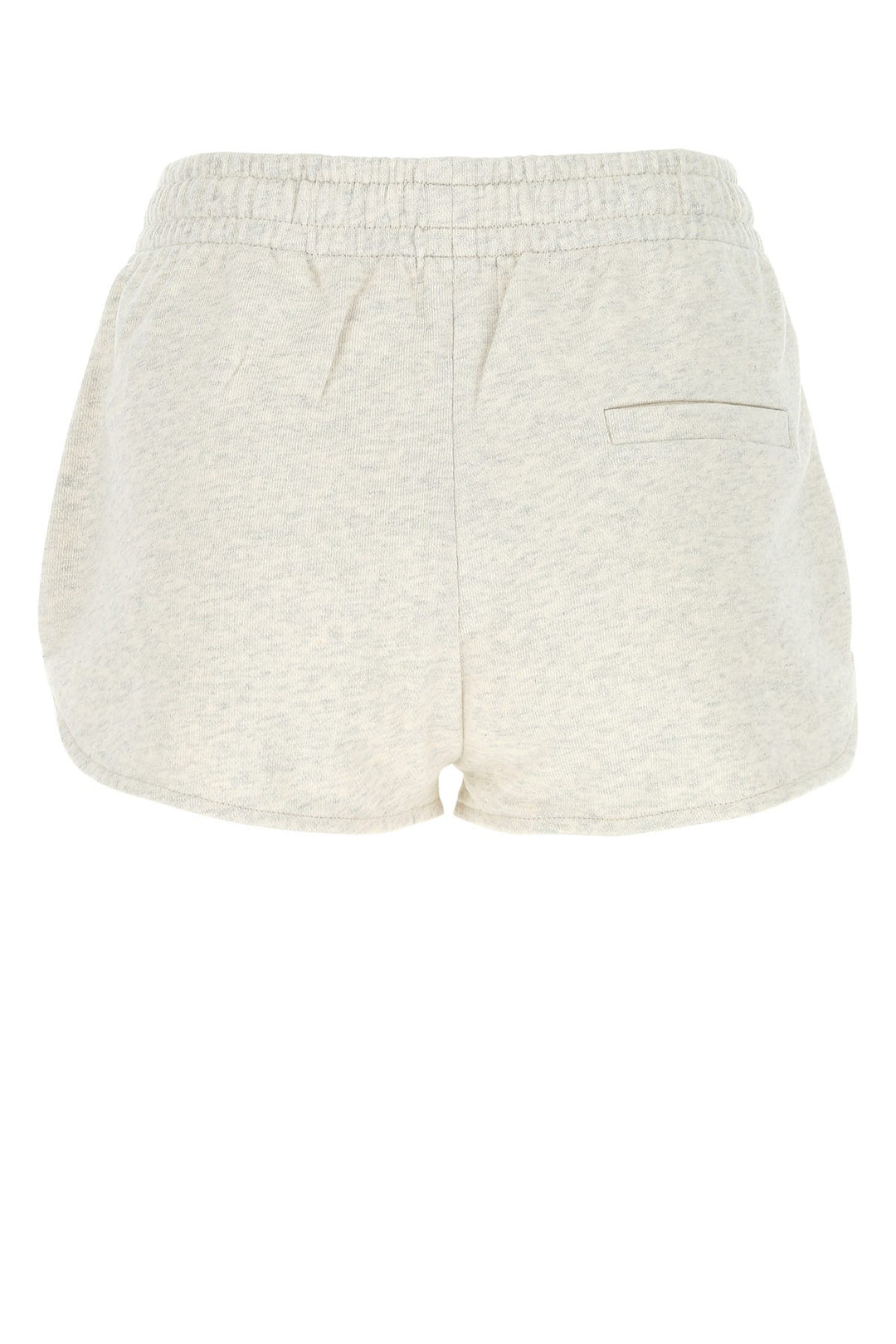 Melange light grey cotton blend Mifa shorts