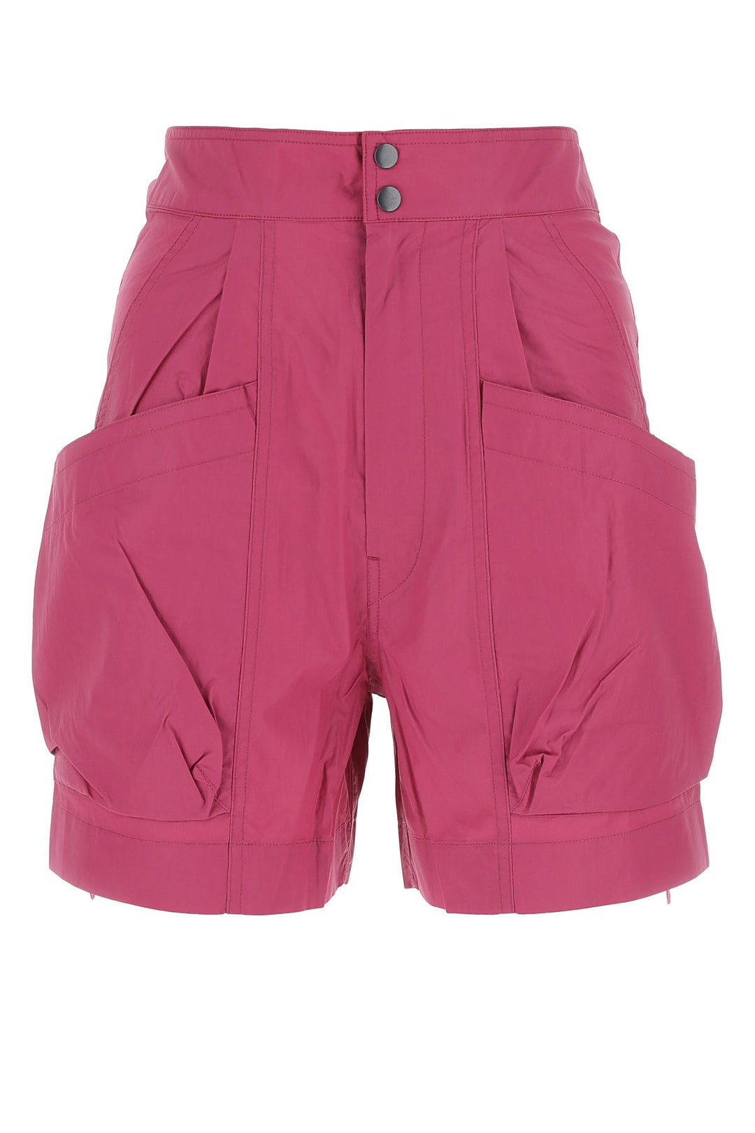 Tyrian purple cotton Ferdini bermuda shorts