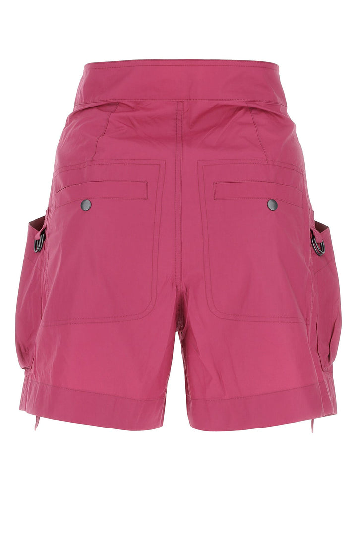 Tyrian purple cotton Ferdini bermuda shorts