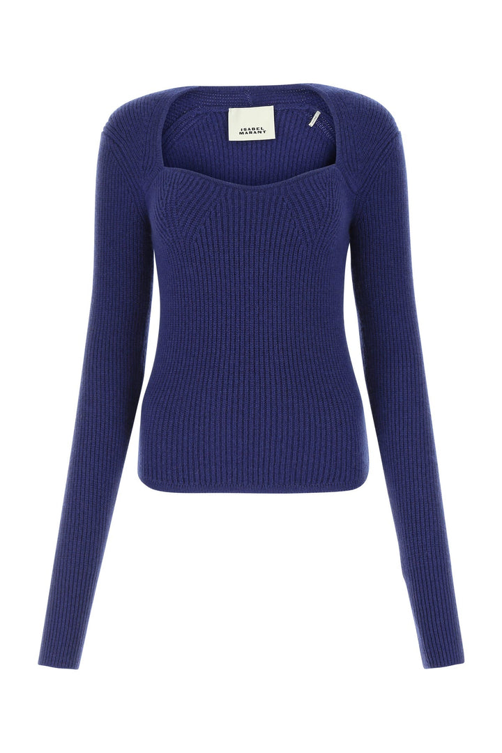 Blue wool blend Bailey sweater