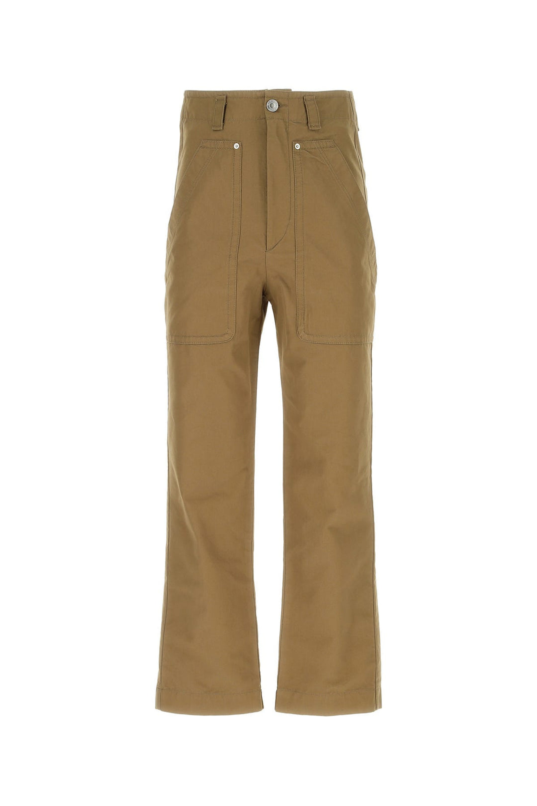 Khaki cotton Perel pant