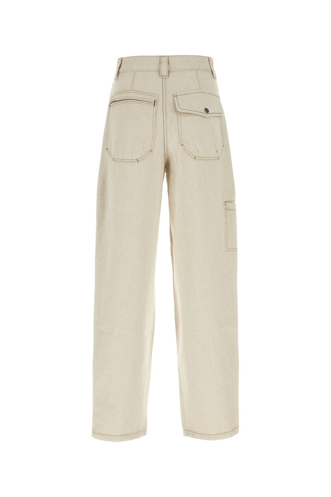 Melange sand cotton blend Paciane pant