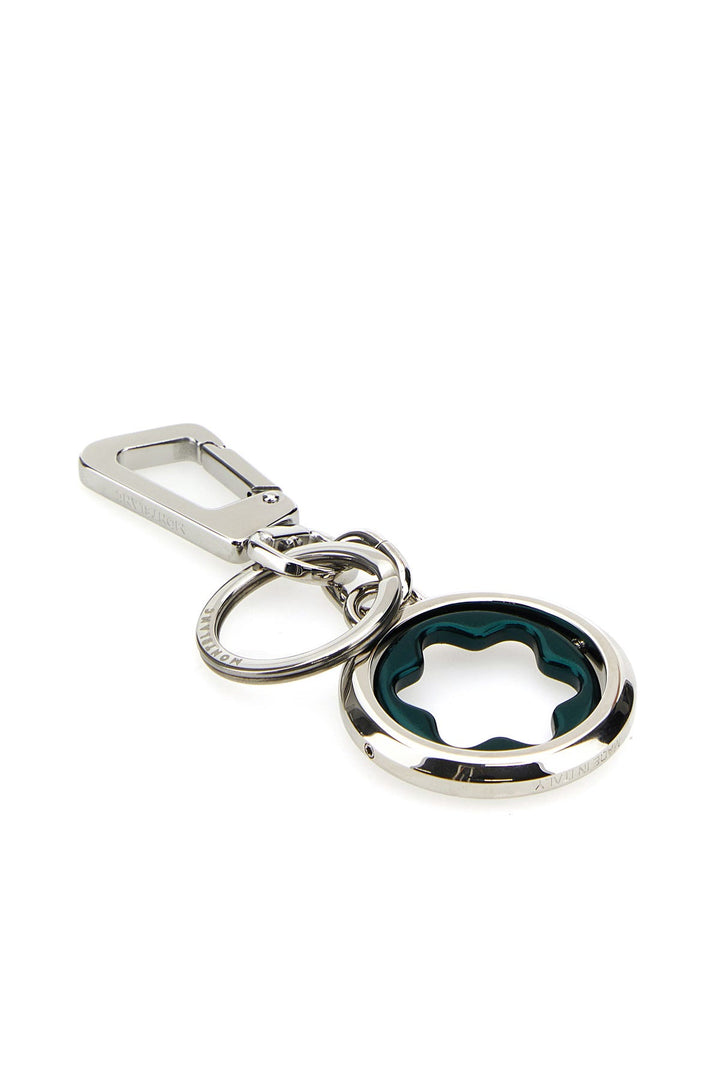 Silver steel keyring