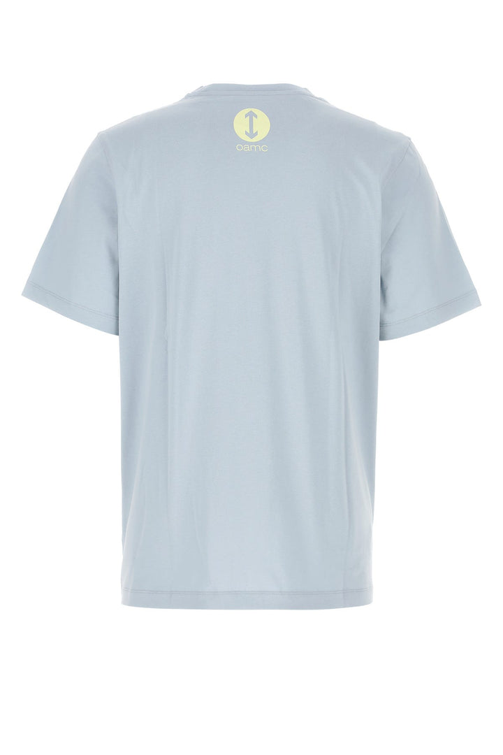 Light-blue cotton oversize t-shirt