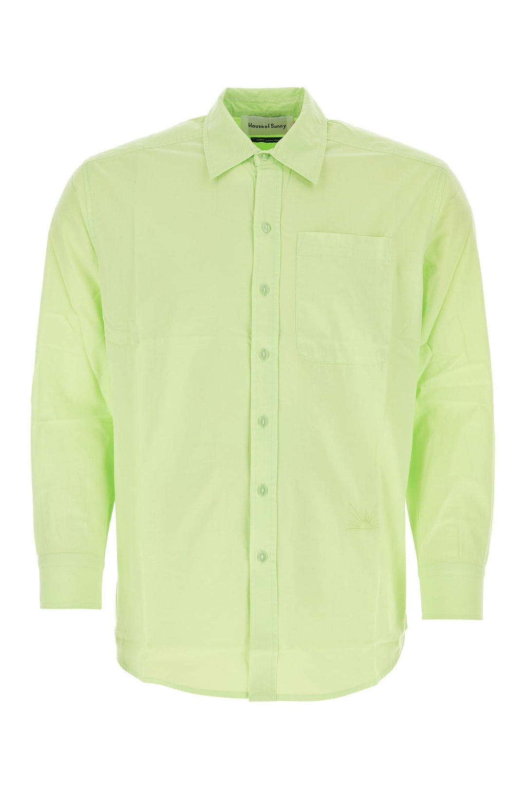 Acid green poplin Vito shirt