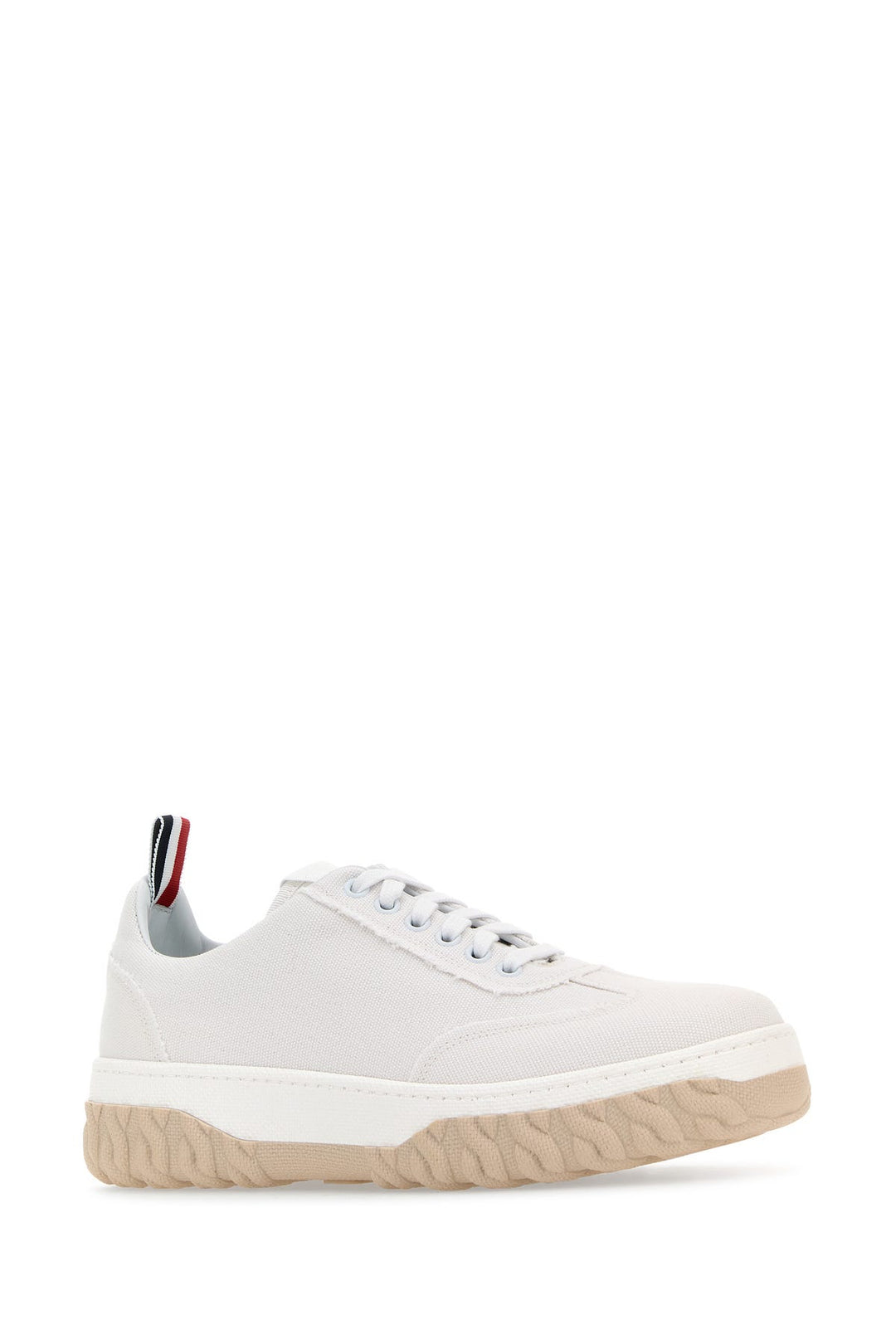 White canvas sneakers