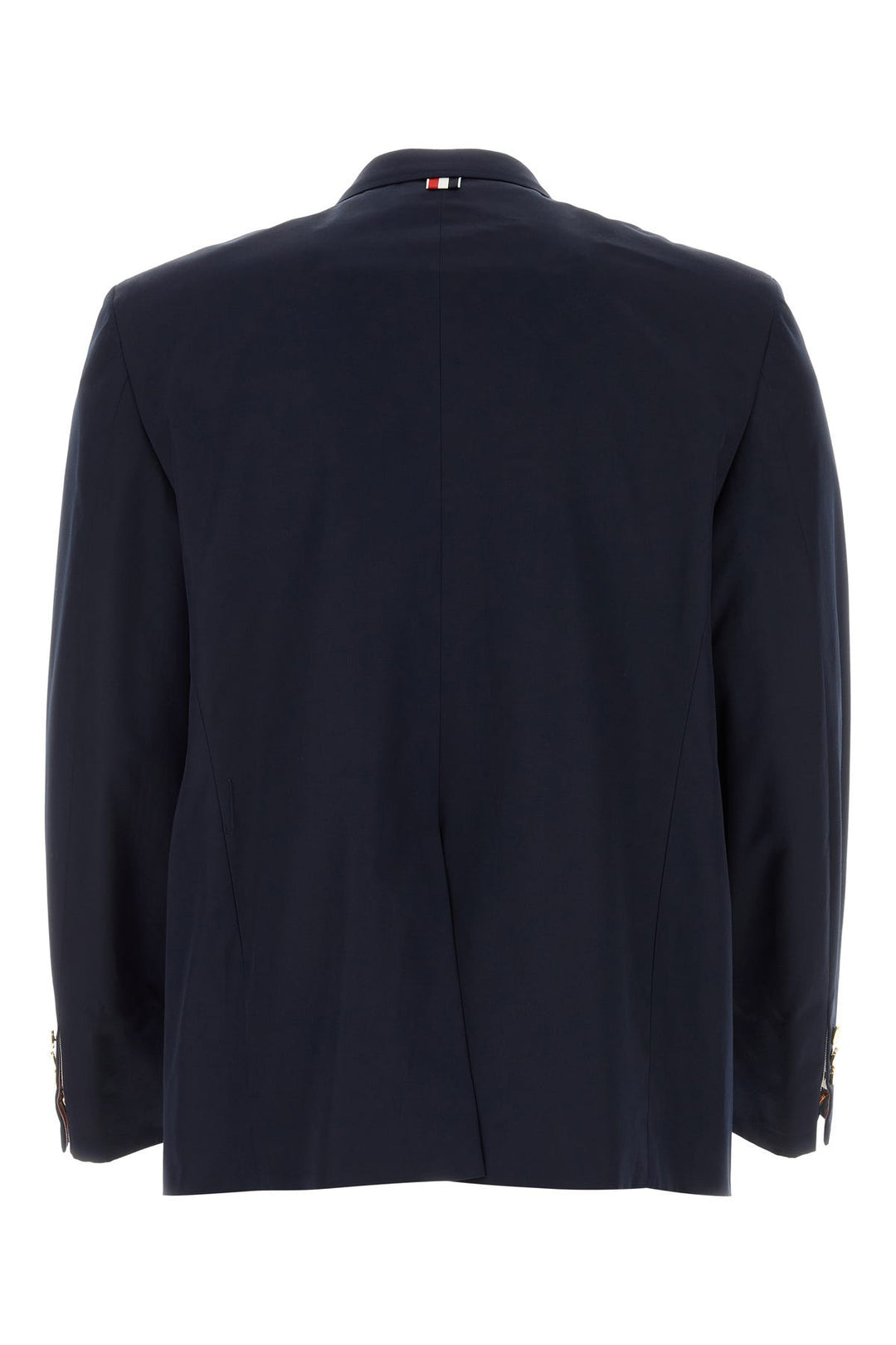 Navy blue jersey blazer