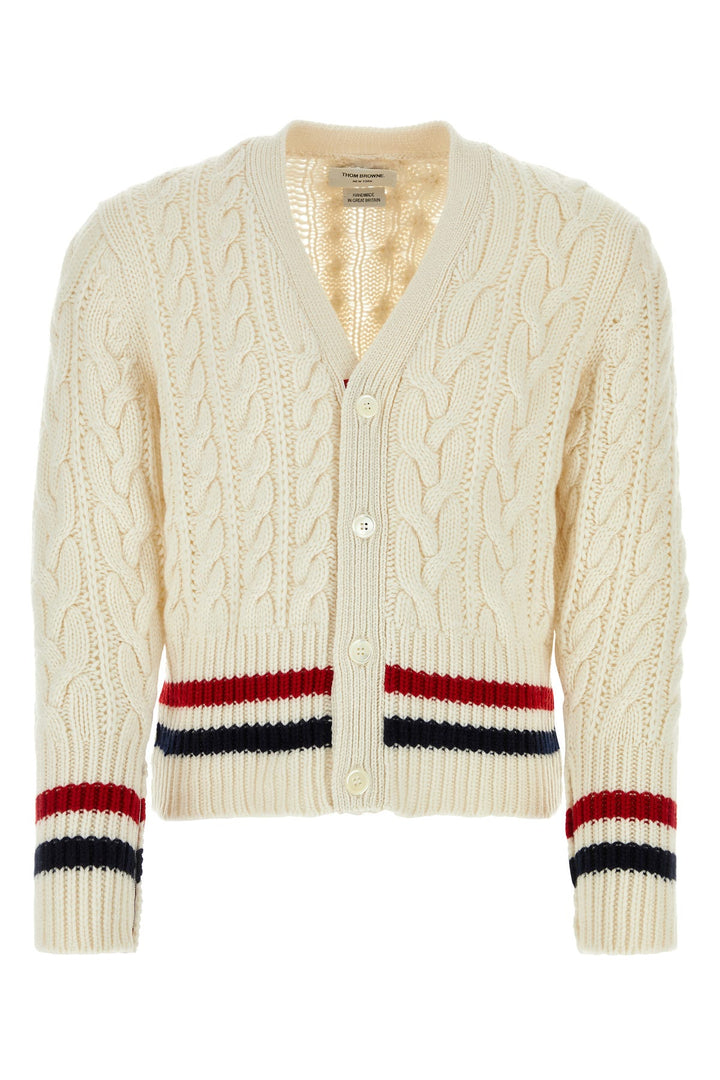 Ivory cashmere cardigan