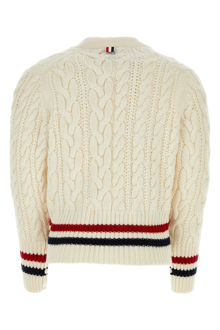 Ivory cashmere cardigan