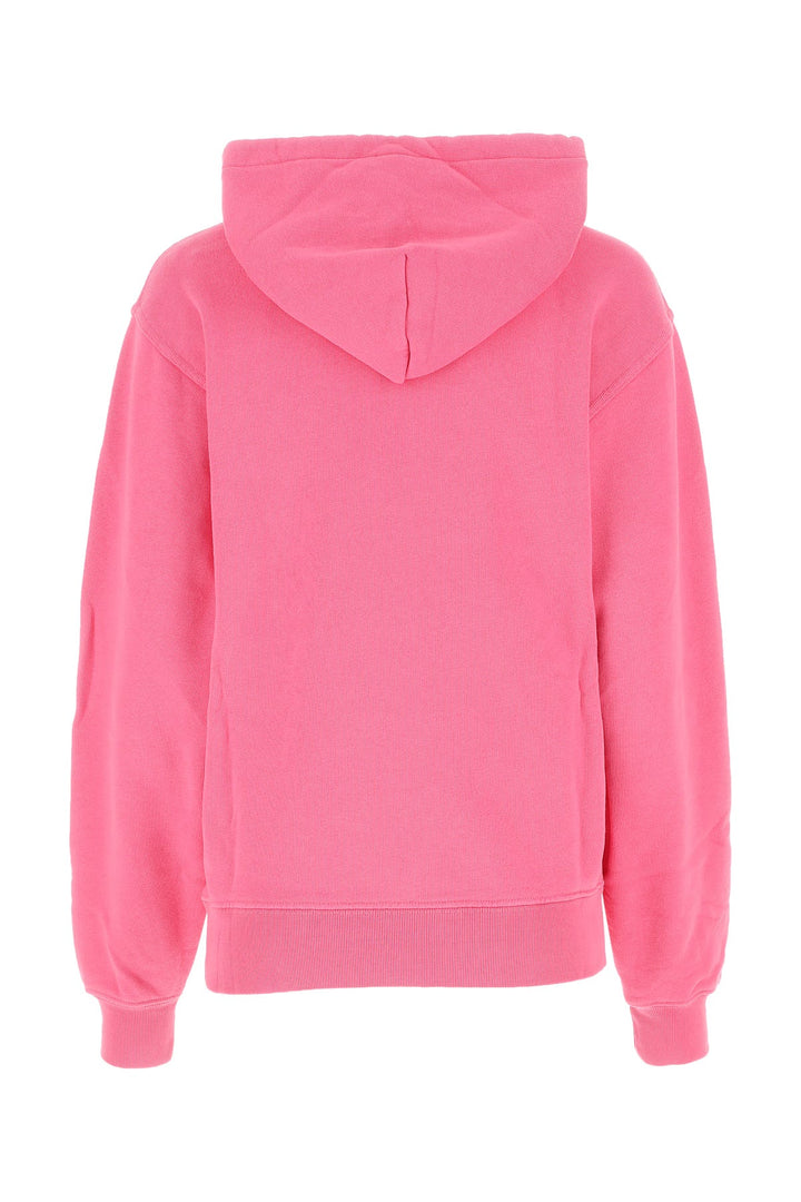 Dark pink cotton sweatshirt