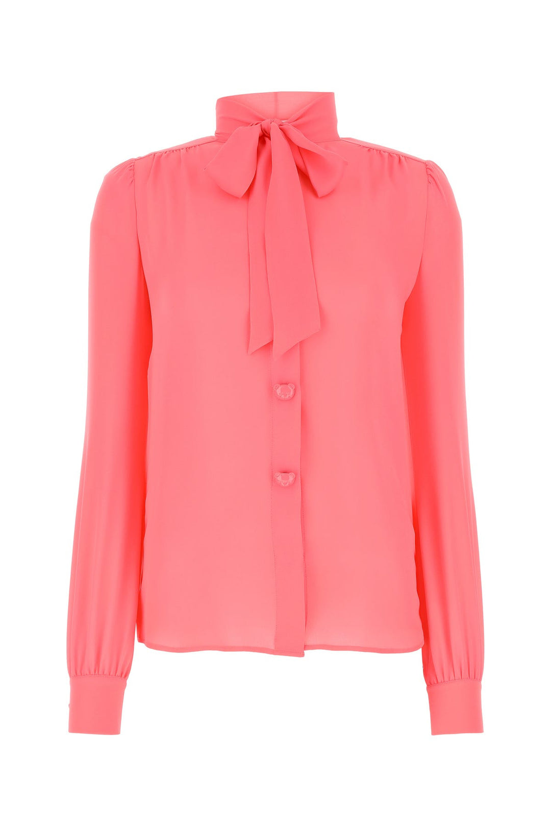 Pink silk blouse