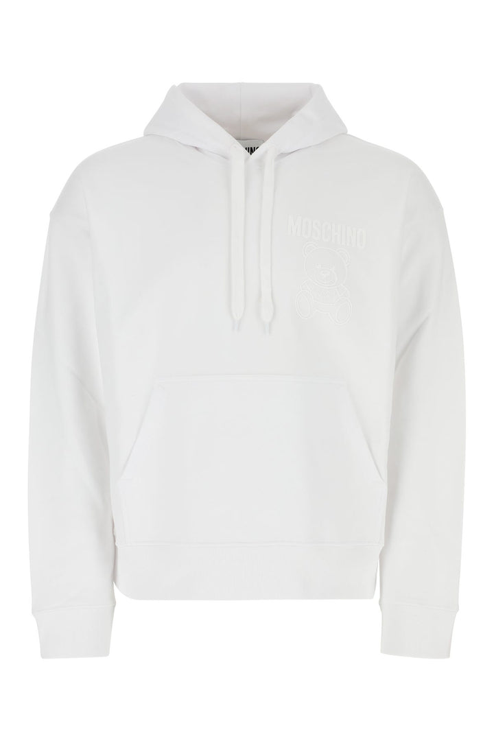 White cotton sweatshirt