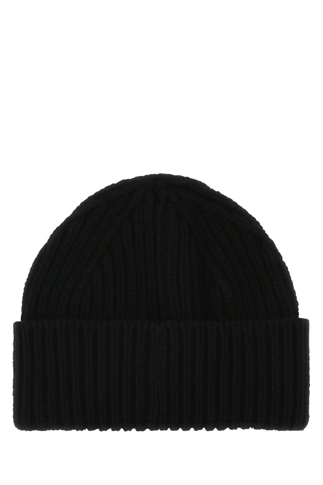 Black wool Damian beanie hat