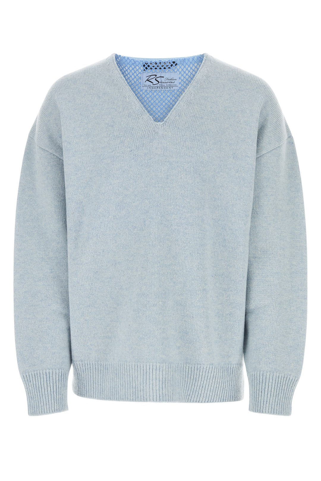 Light-blue wool oversize sweater