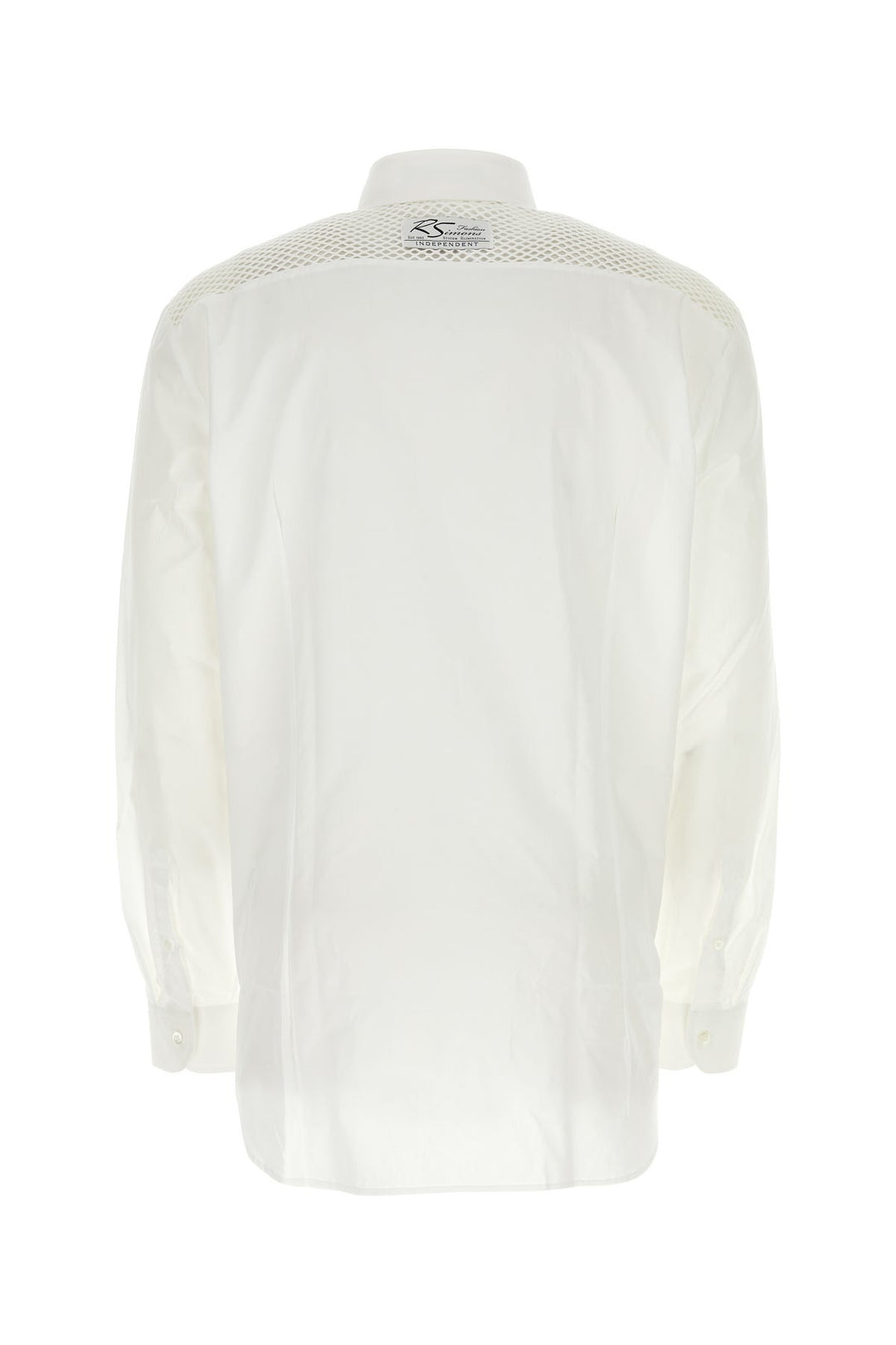 White poplin oversize shirt