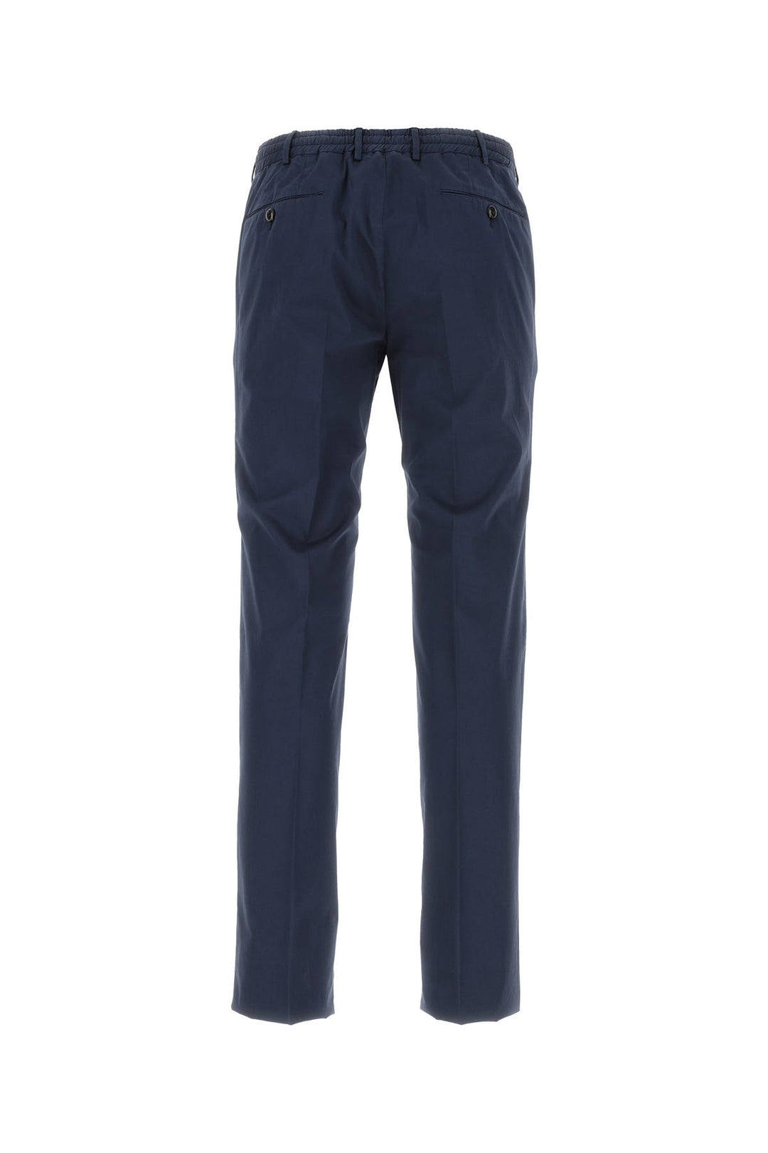 Navy blue stretch cotton pant