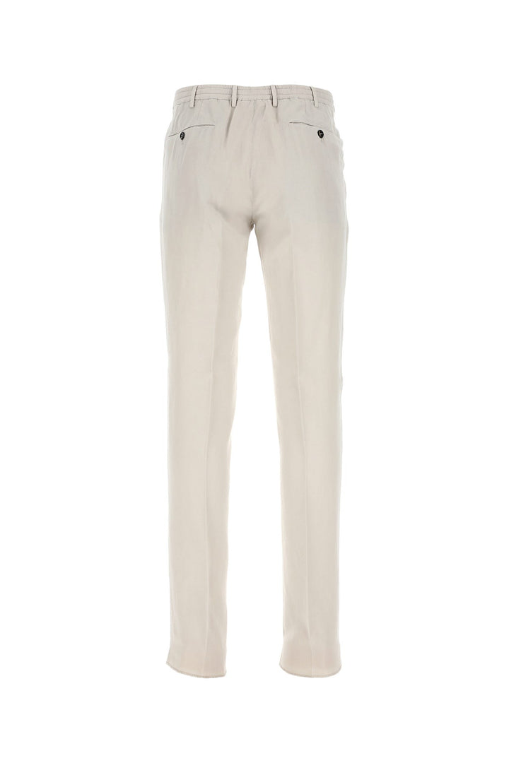 Sand lyocell blend pant