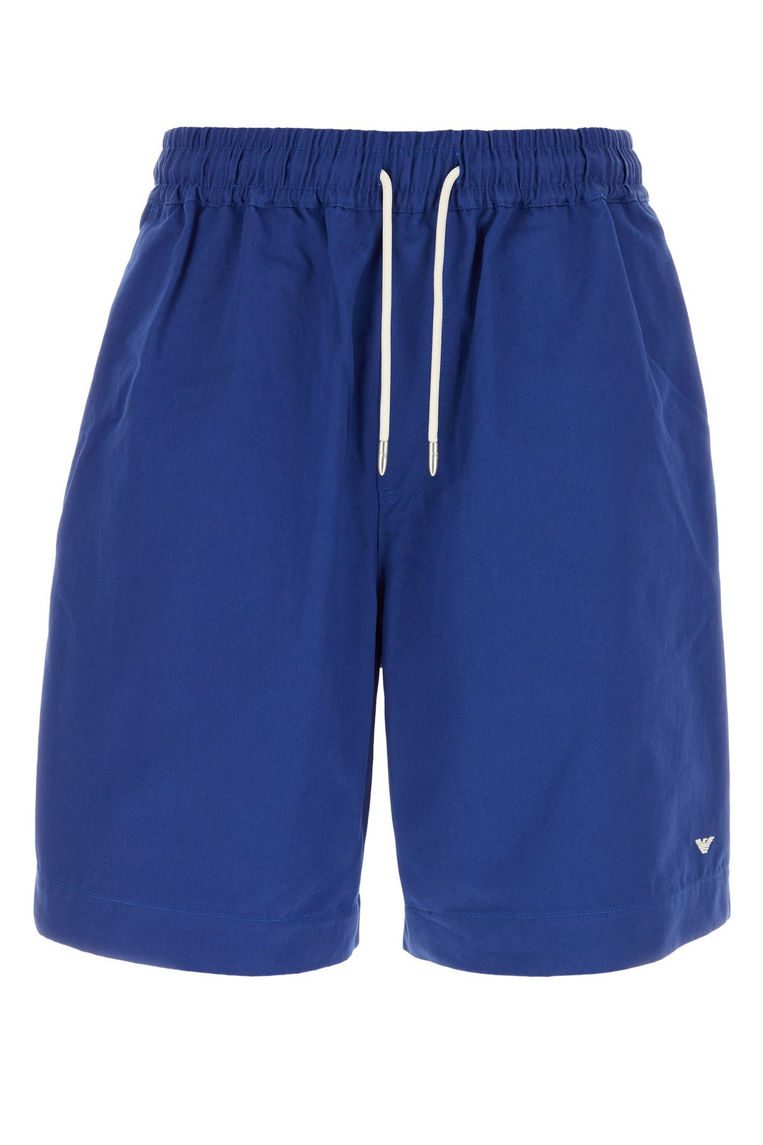 Blue cotton bermuda shorts