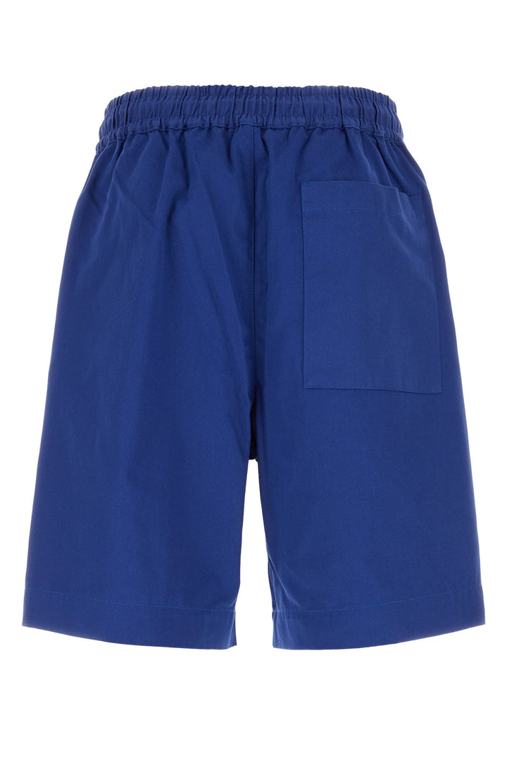 Blue cotton bermuda shorts