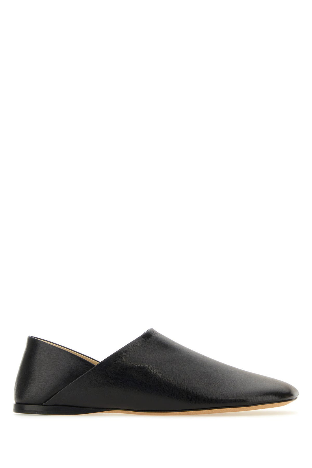 Black leather Toy loafers