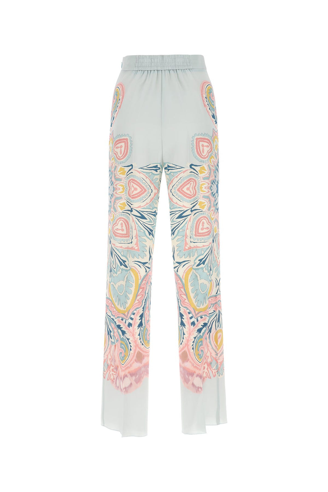 Printed silk pant