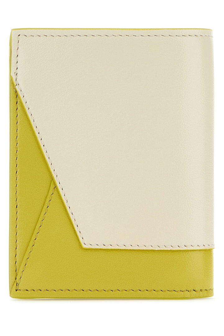 Two-tone leather wallet