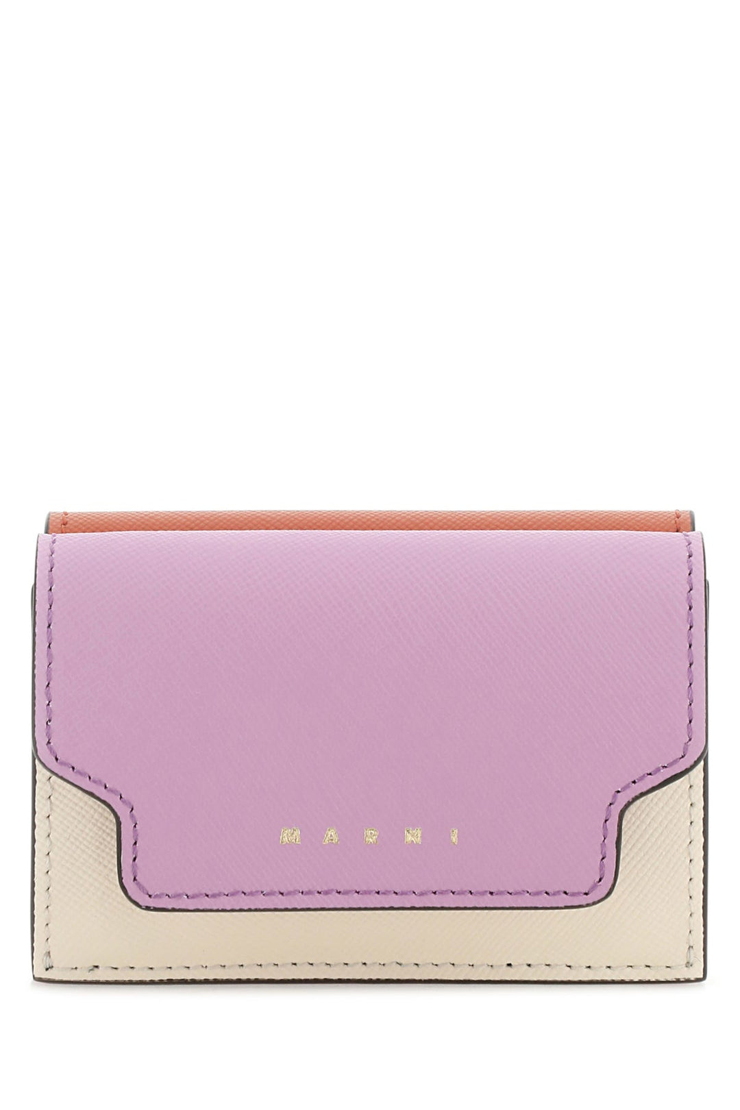 Multicolor leather wallet