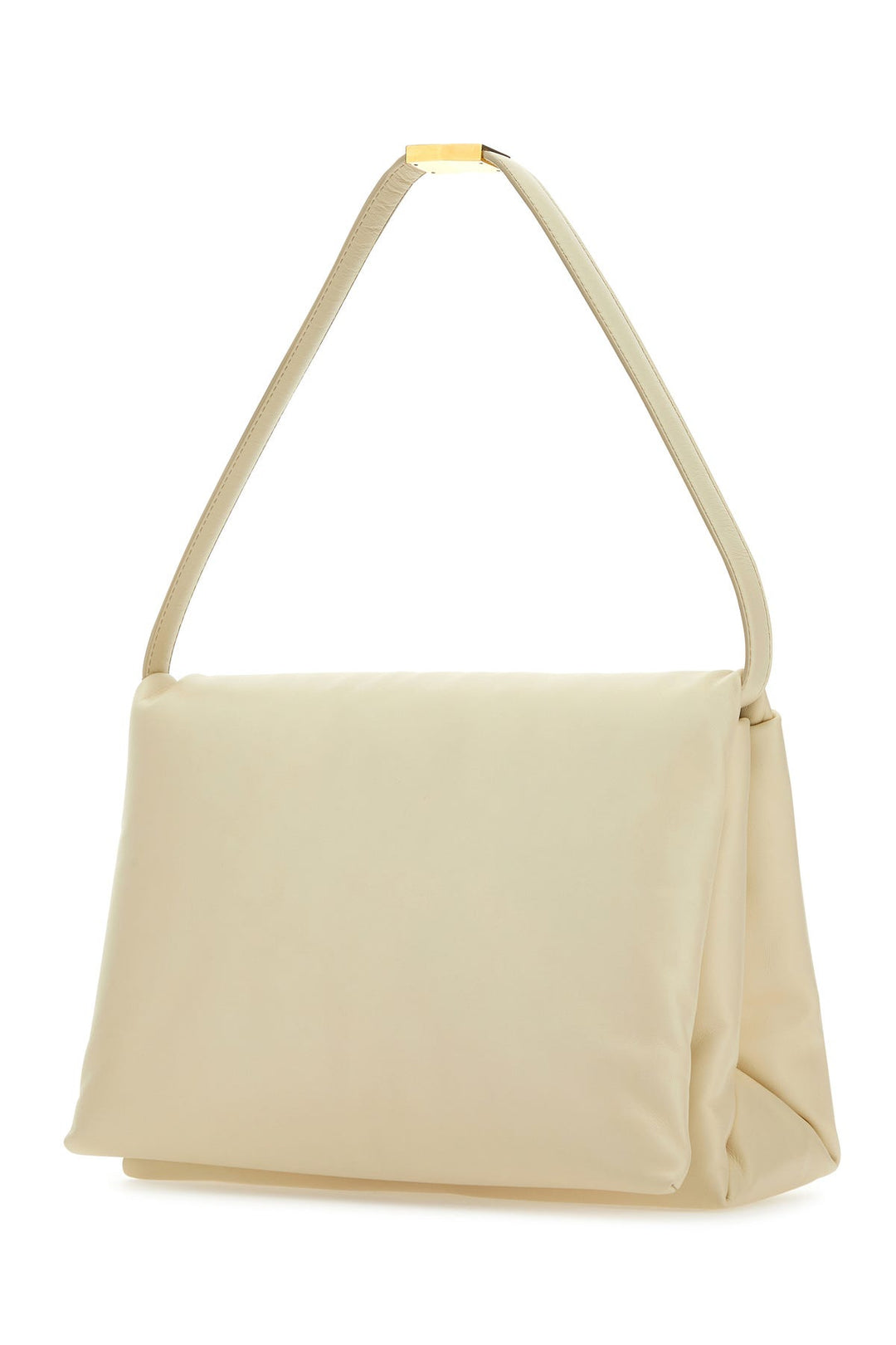 Ivory leather shoulder bag