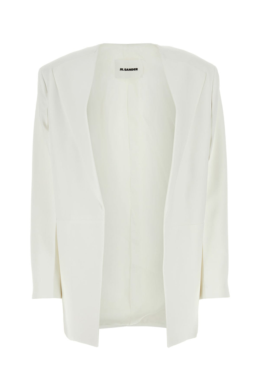 White viscose blazer