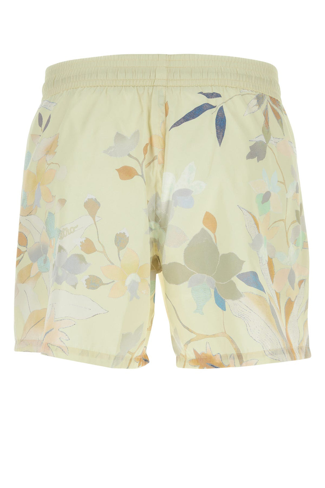 Printed satin swimming shorts