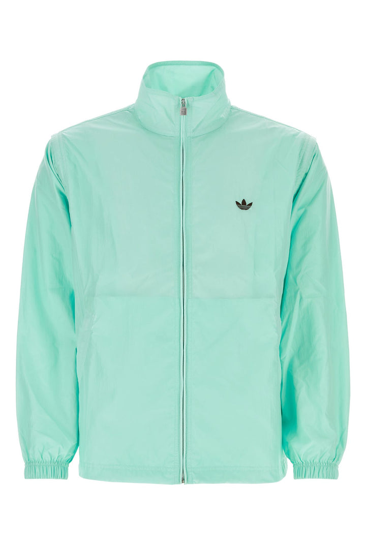 Sea green nylon Adidas X Wales Bonner windbreaker