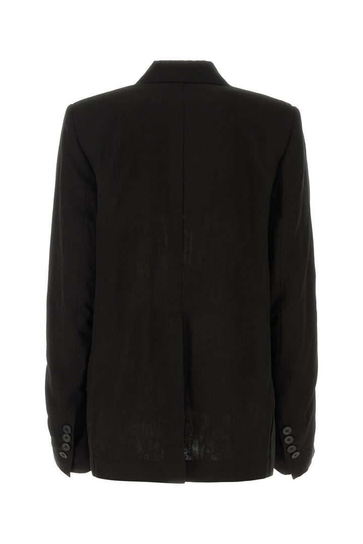 Black cotton Renske blazer