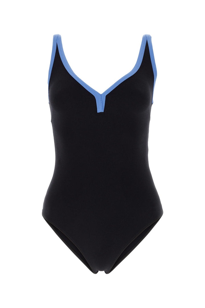 Black stretch nylon Maria swimsuit