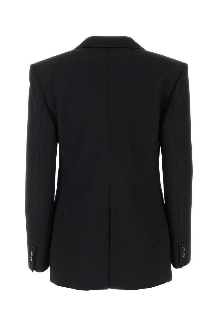 Black wool blend blazer