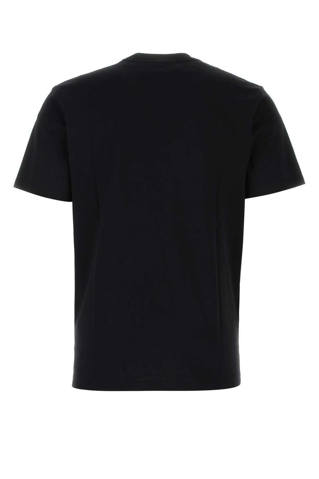 Black cotton S/S University T-Shirt