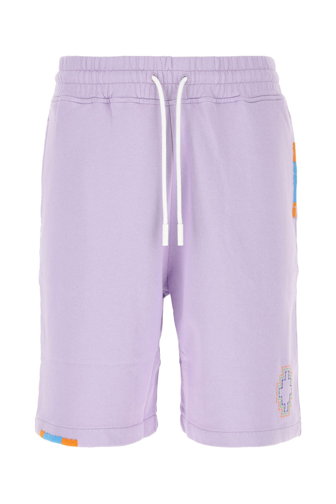 Lilac cotton bermuda shorts