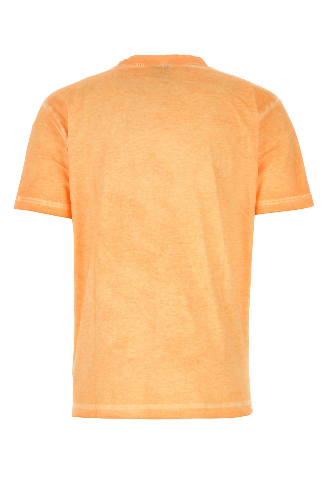 Melange orange cotton t-shirt