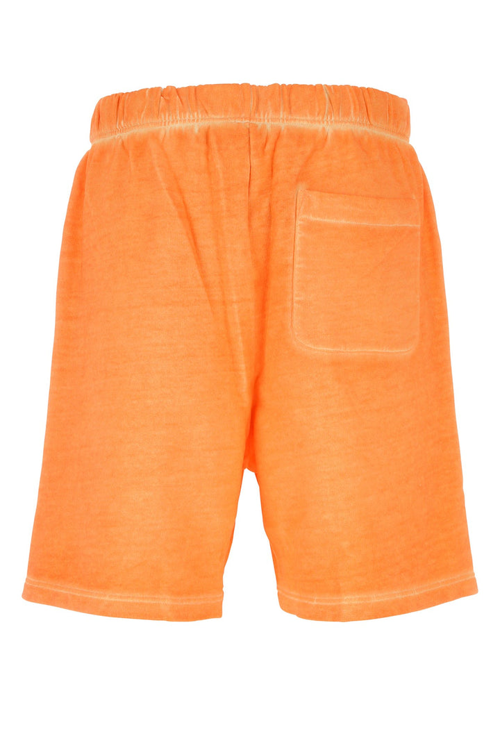 Orange cotton bermuda shorts