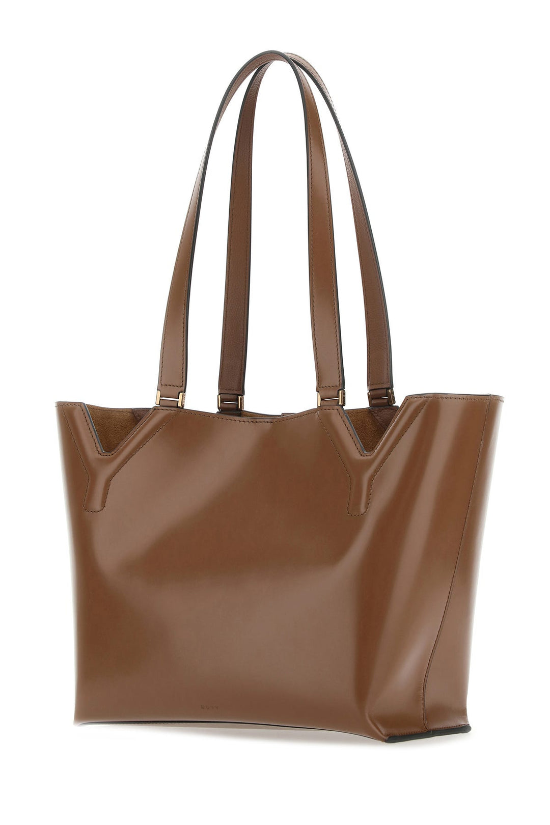 Brown leather YY WEST shoulder bag