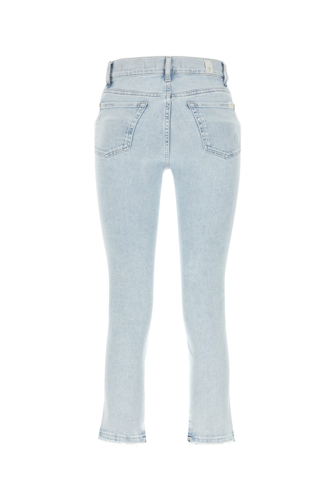 Stretch denim Straight Crop jeans