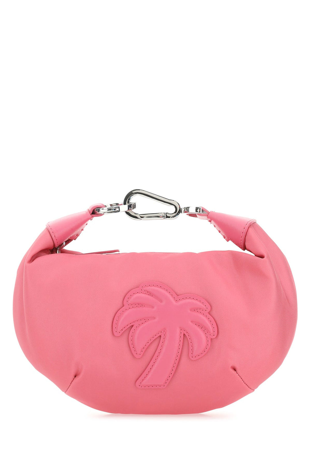 Dark pink fabric Big Palm handbag