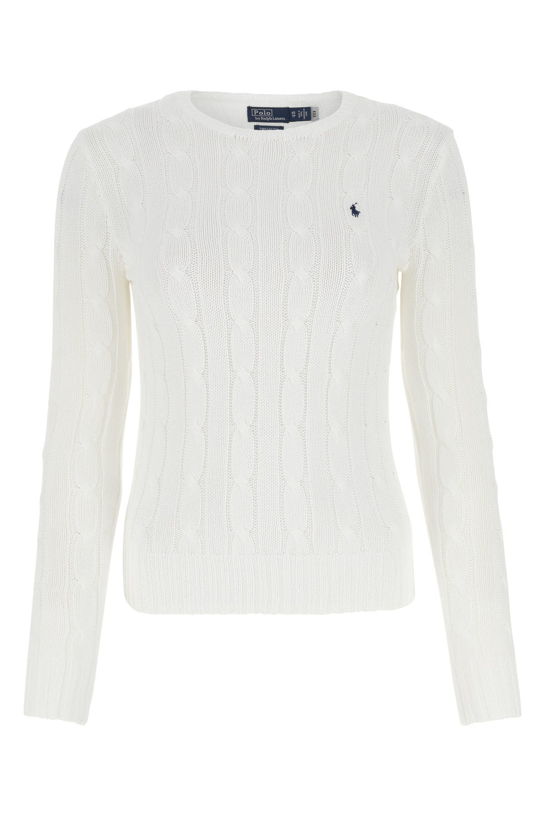 White cotton sweater