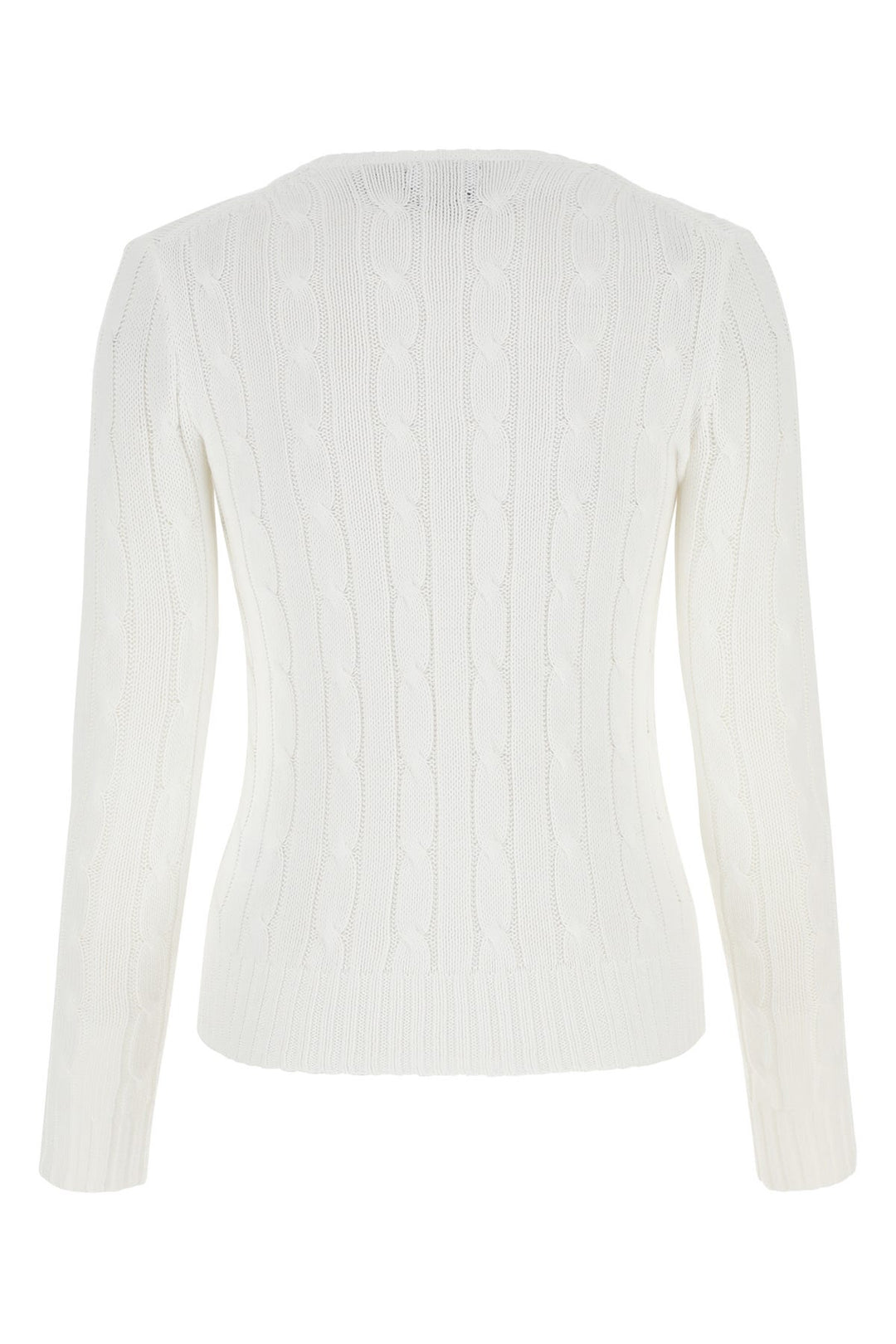 White cotton sweater