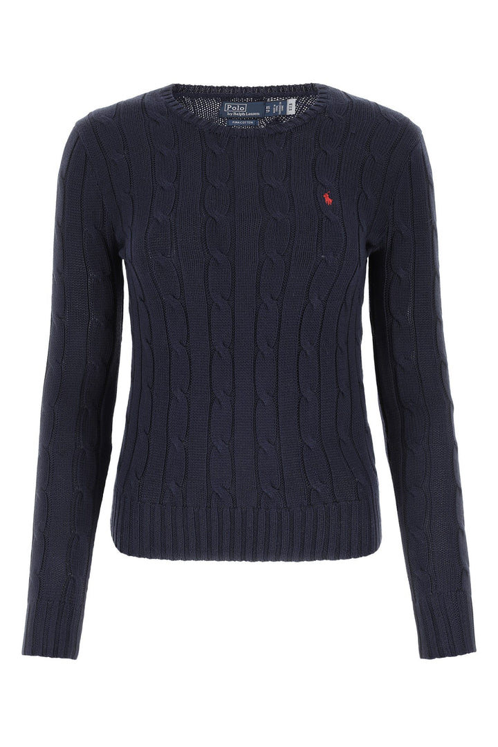 Dark blue cotton sweater