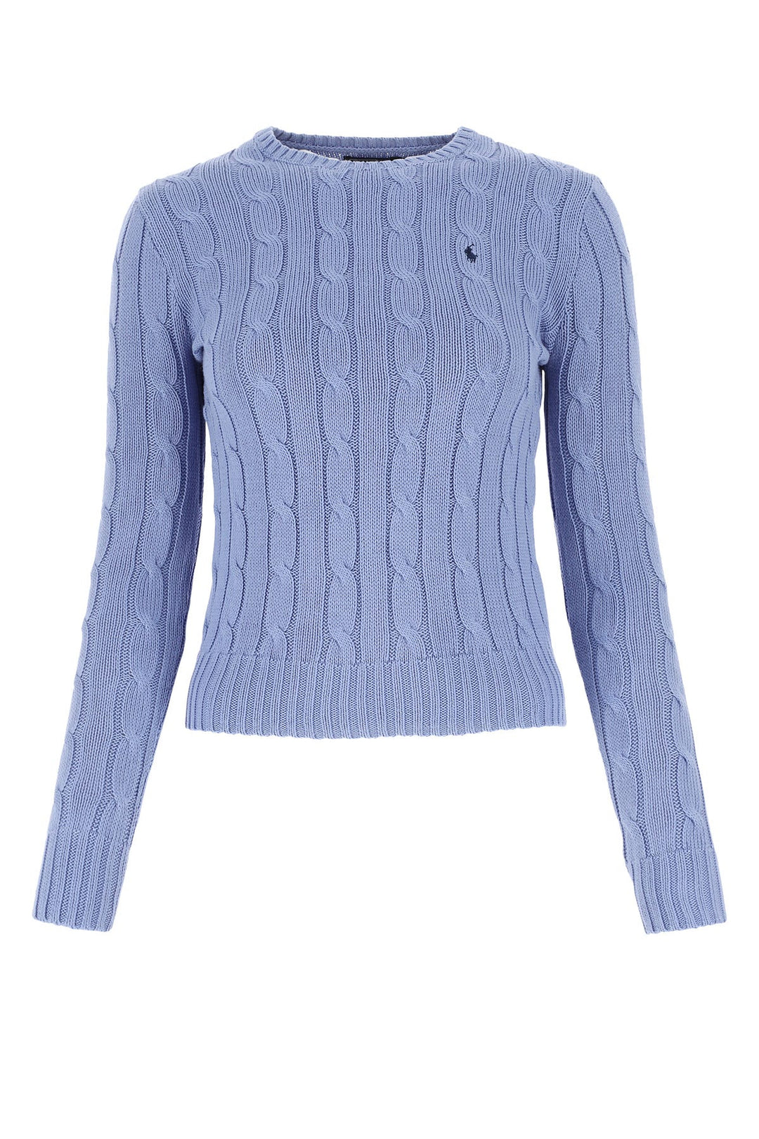 Pastel blue cotton sweater