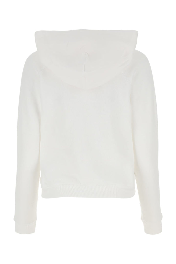 White cotton sweatshirt