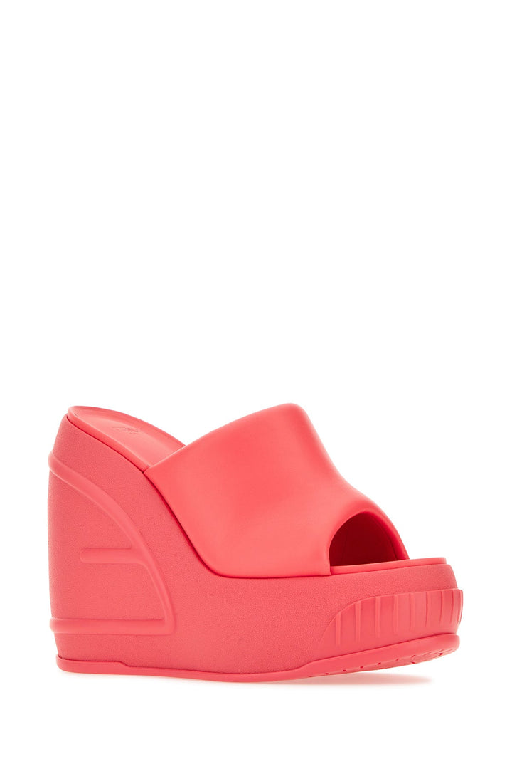 Pink nappa leather Sfilata mules