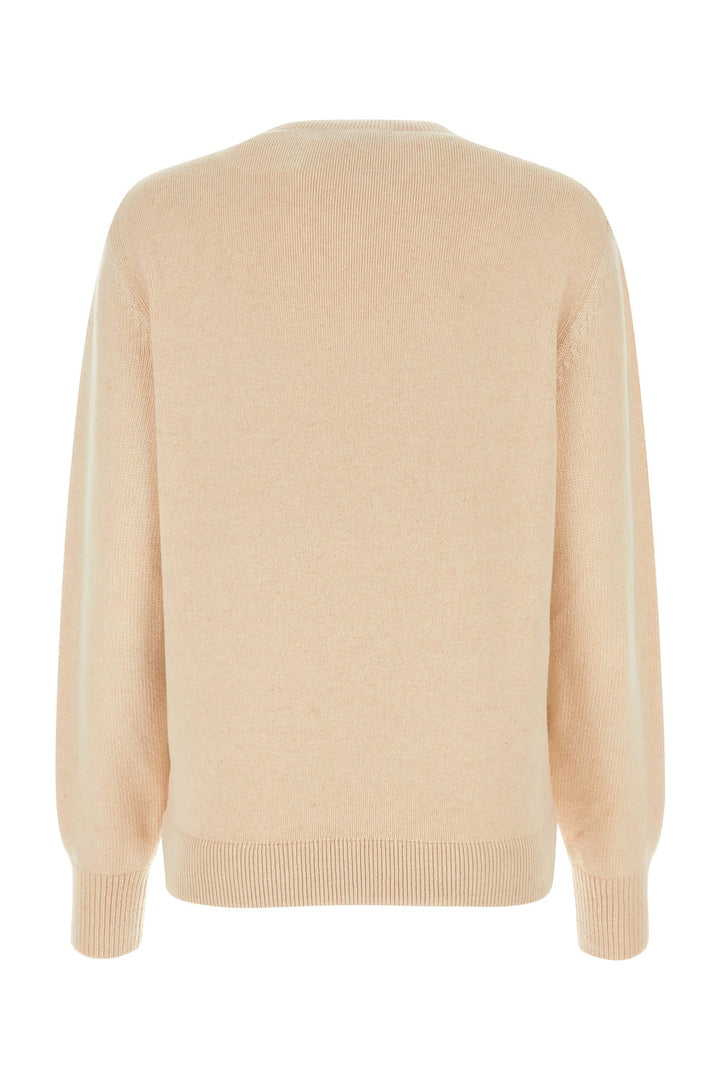 Sand stretch wool blend sweater